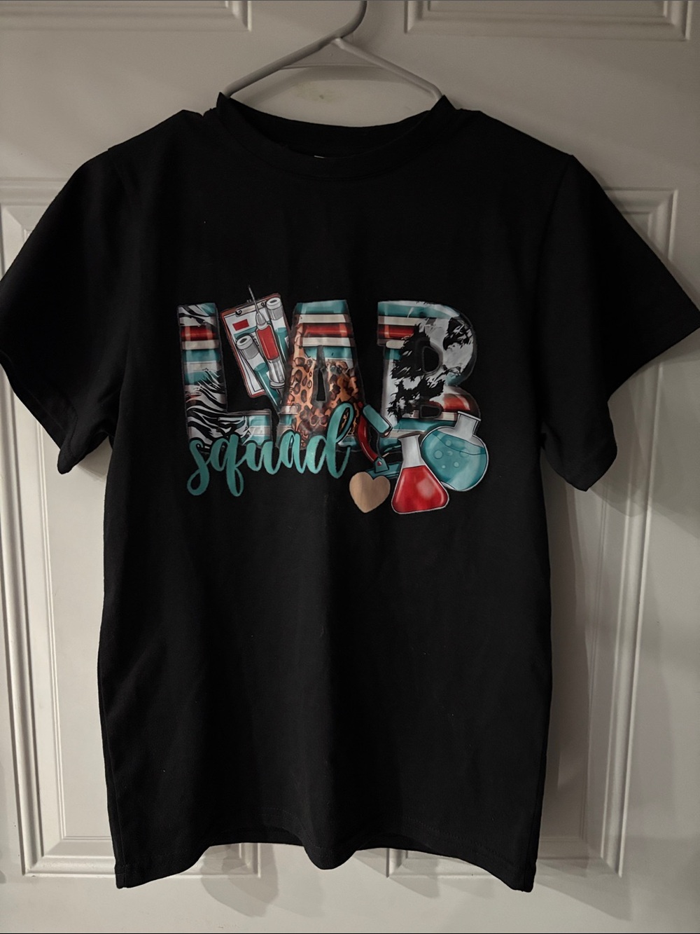 Women’s Black 'LAB Squad' Graphic Tee